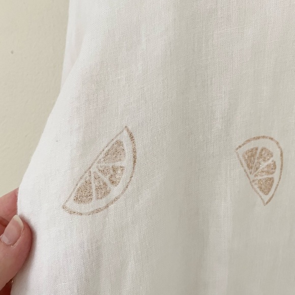 Rails Linen Charli Shirt in Glitter Lemons - Picture 8 of 11